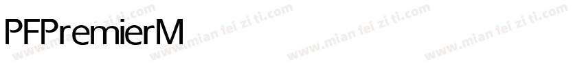 PFPremier Medium字体转换